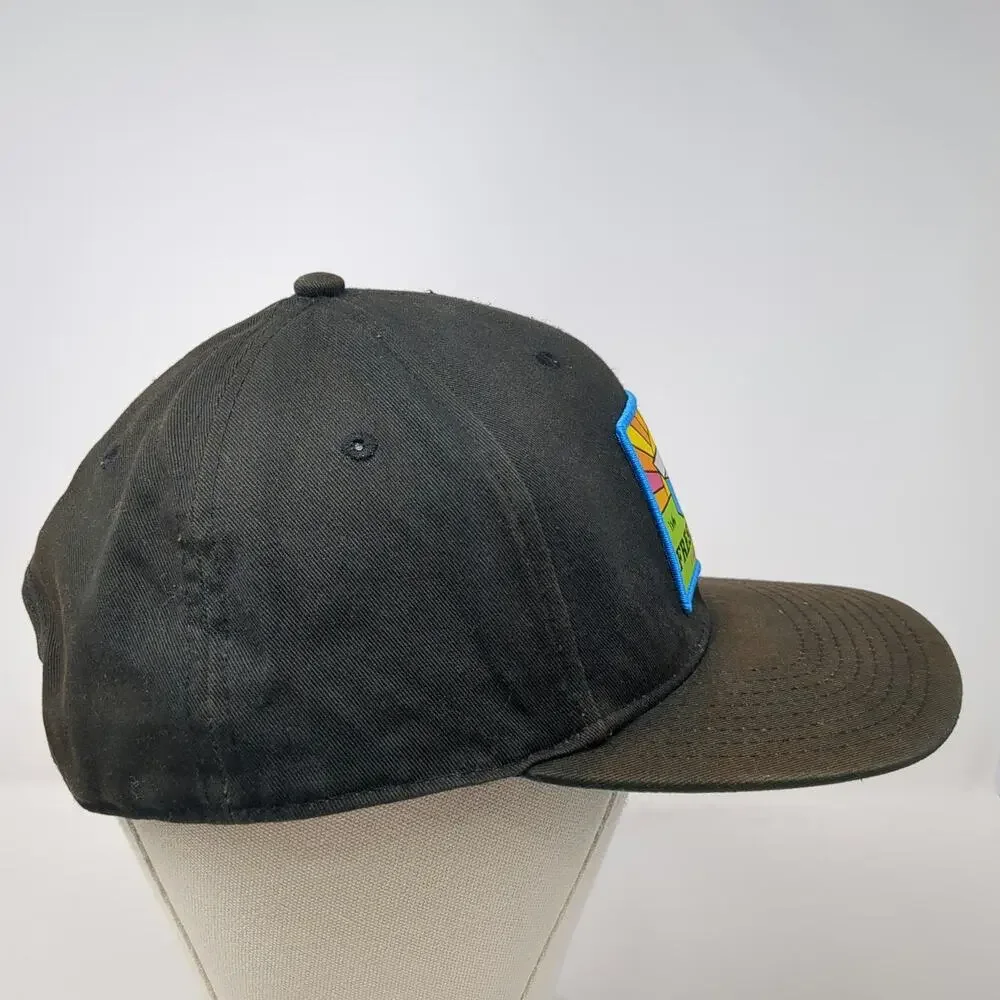 Vans Snapback Black One Size Fresh Daily Patch Green Underbrim Baseball Hat